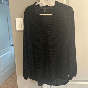 LIKE NEW BLACK BURN OUT TOP